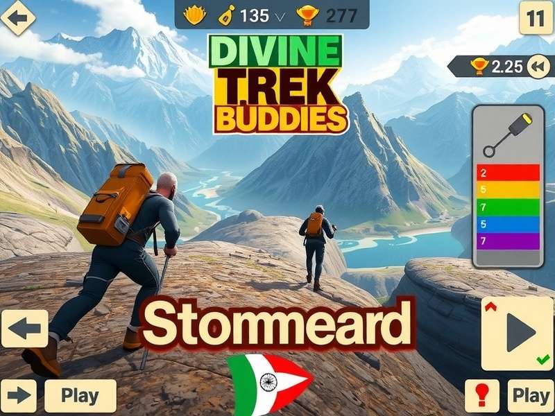 Divine Trek Buddies Indian player distribution map